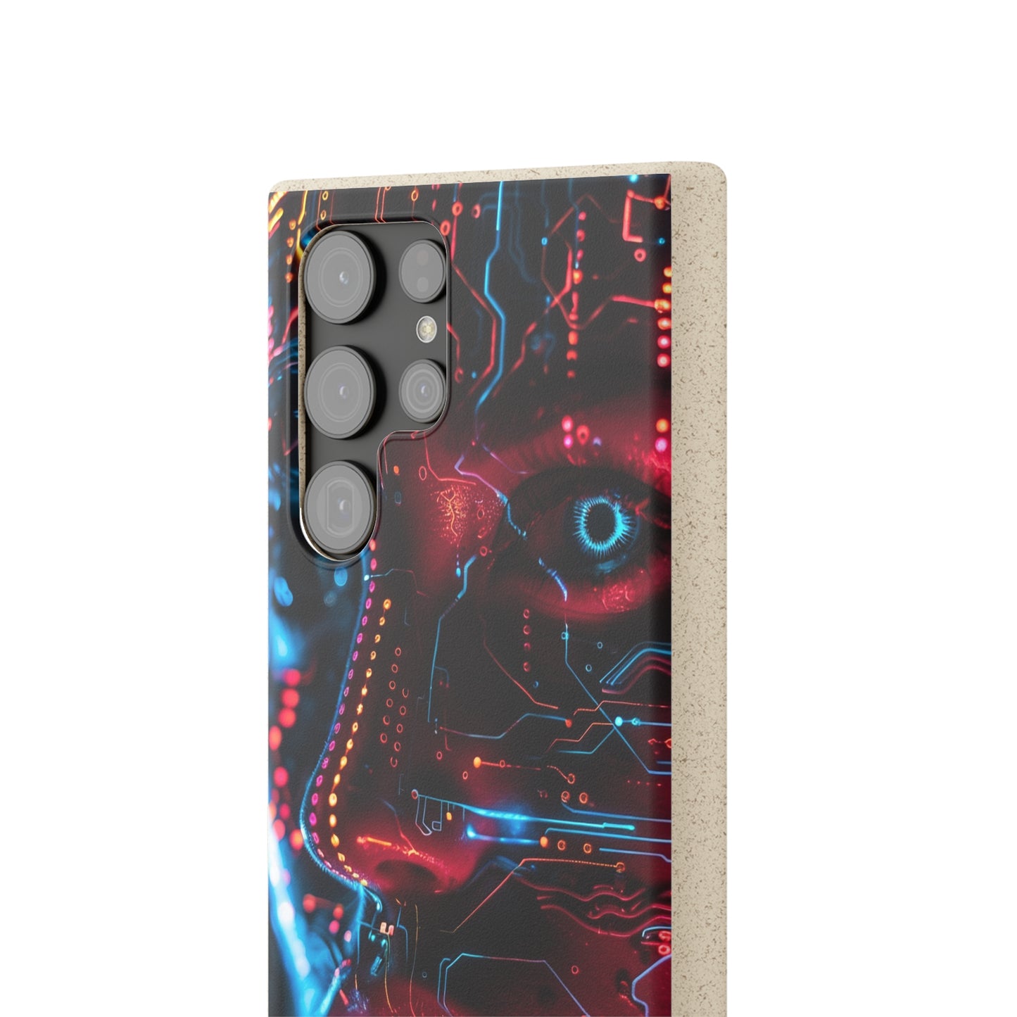 Cyberpunk woman Biodegradable Phone Case | iPhone / Samsung