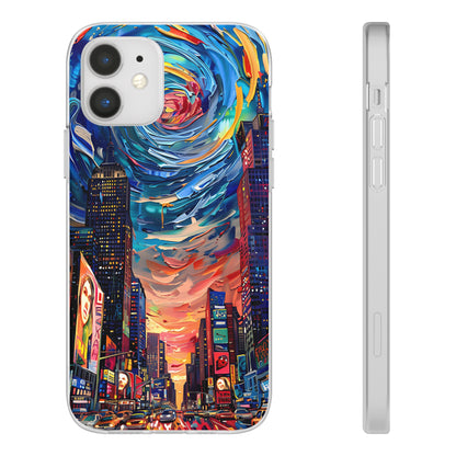 Van Gogh inspired City scene | iPhone/Samsung | Slimline Phone Case