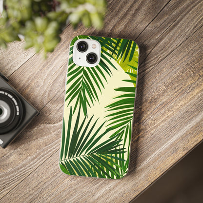 Green Leaves Pattern Phone Case | iPhone / Samsung