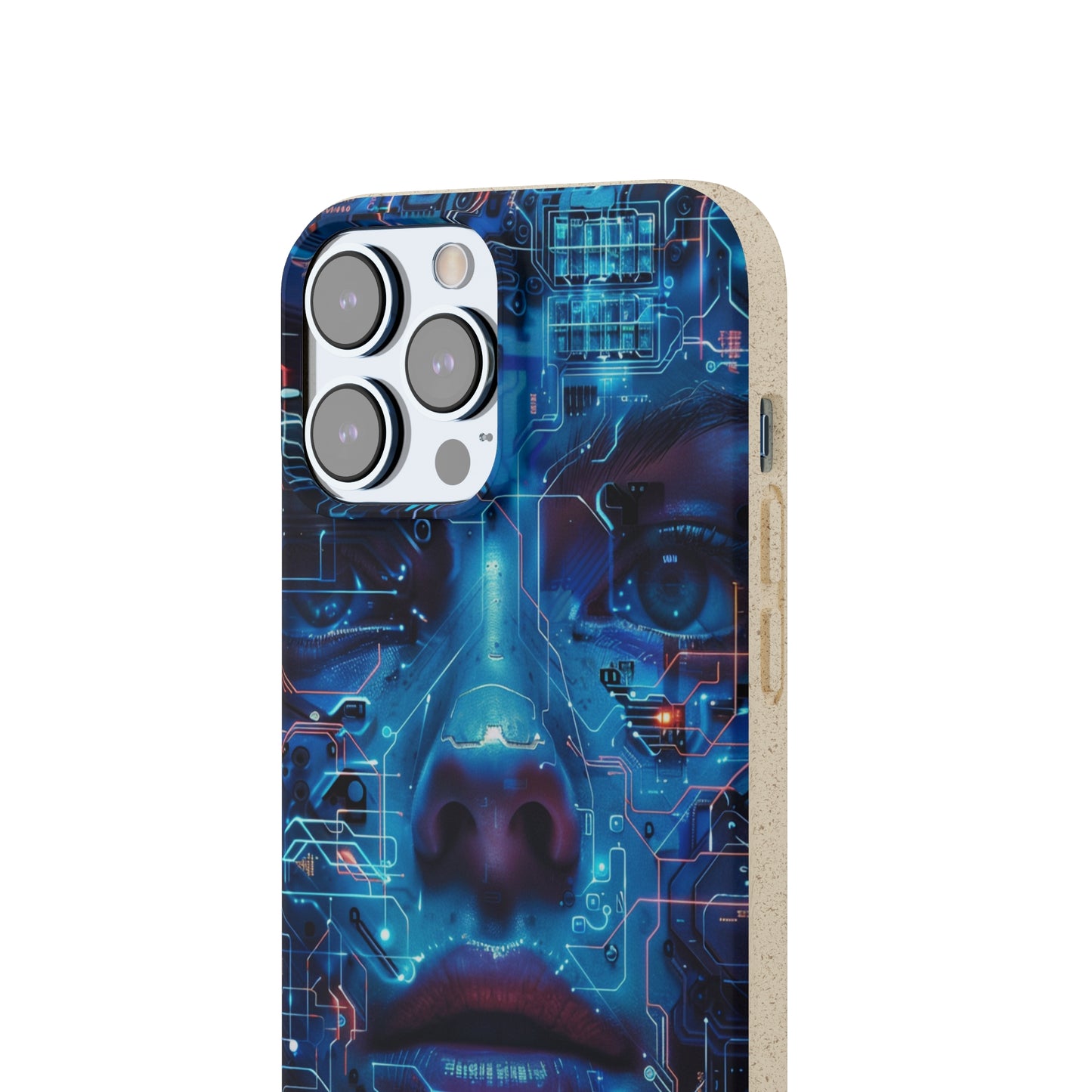 Cyberpunk woman Biodegradable Phone Case | iPhone / Samsung