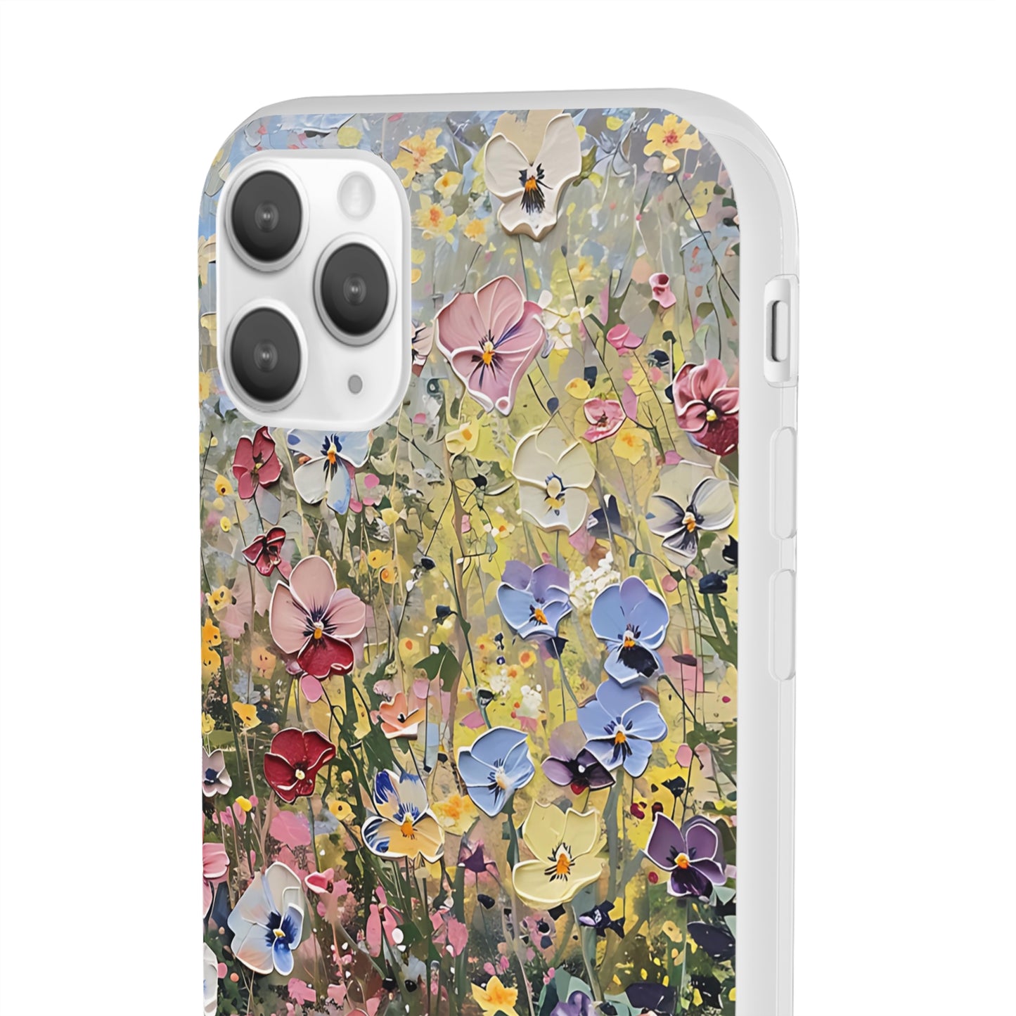 Damien Hirst Inspired Oil on Canvas Flowers | iPhone/Samsung | Slimline Phone Case