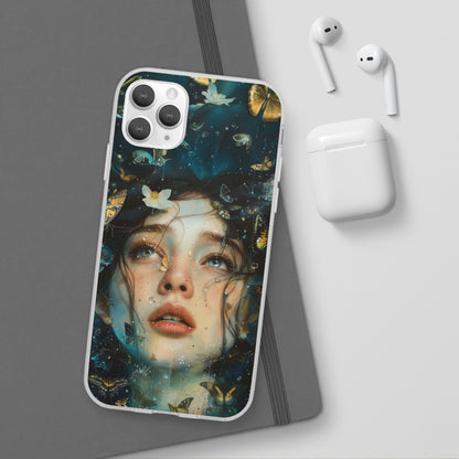 Girl under water contemporary style | iPhone/Samsung | Slimline Phone Case