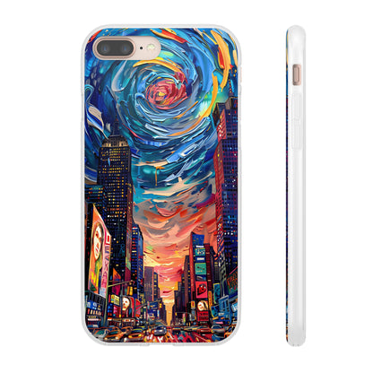 Van Gogh inspired City scene | iPhone/Samsung | Slimline Phone Case