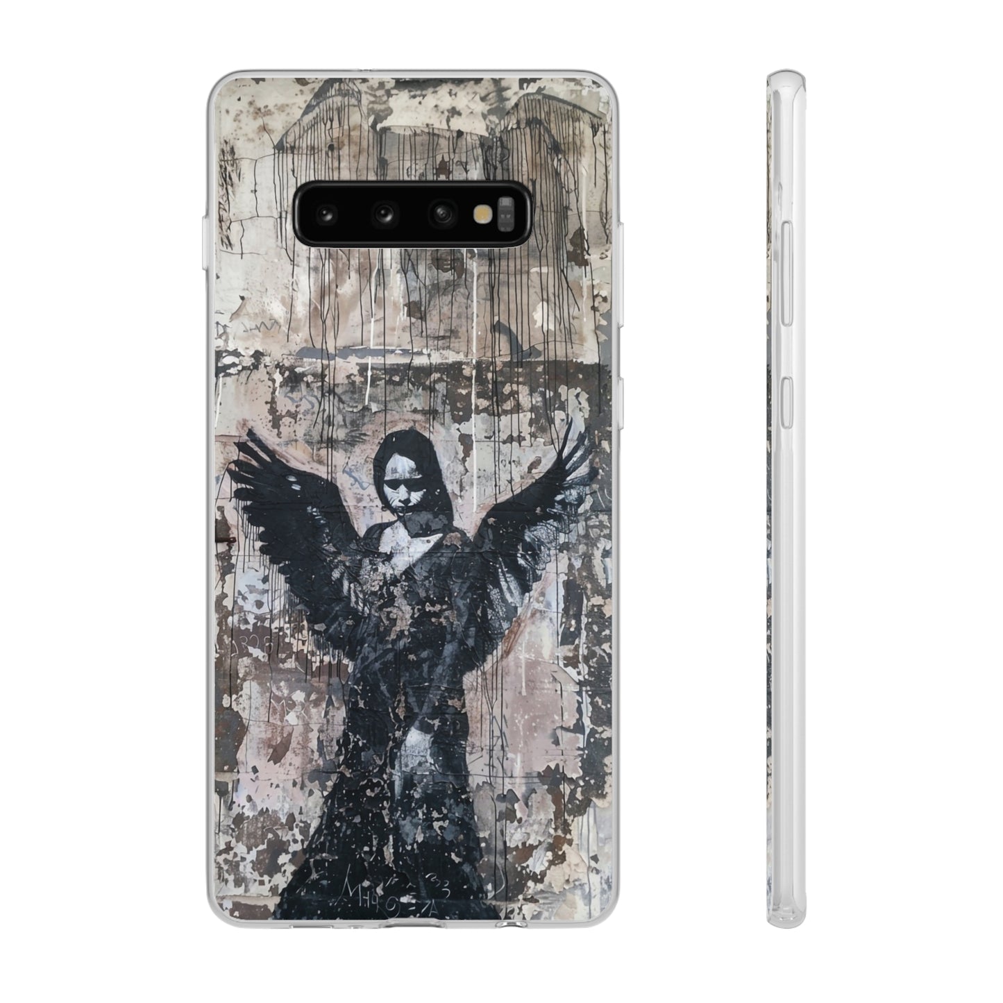 Vhils inspired Gothic Dark Angel Phone Case