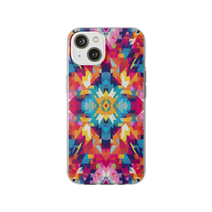 Maya Hayuk  inspired bold, colourful  pattern Phone Case