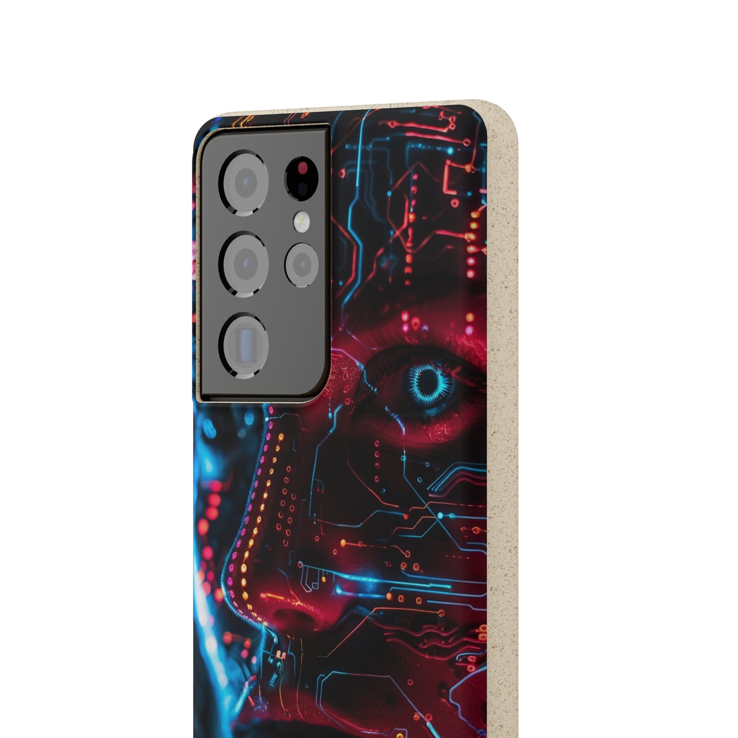 Cyberpunk woman Biodegradable Phone Case | iPhone / Samsung