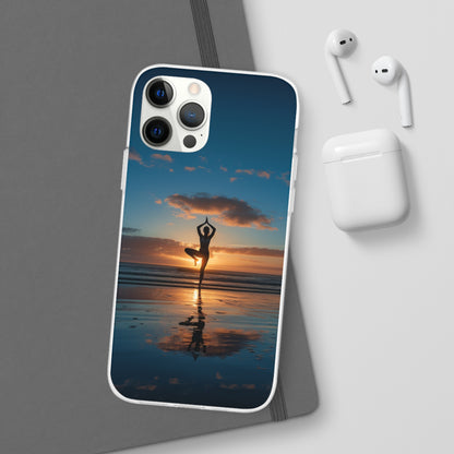 Yoga on the beach Phone Case | iPhone / Samsung