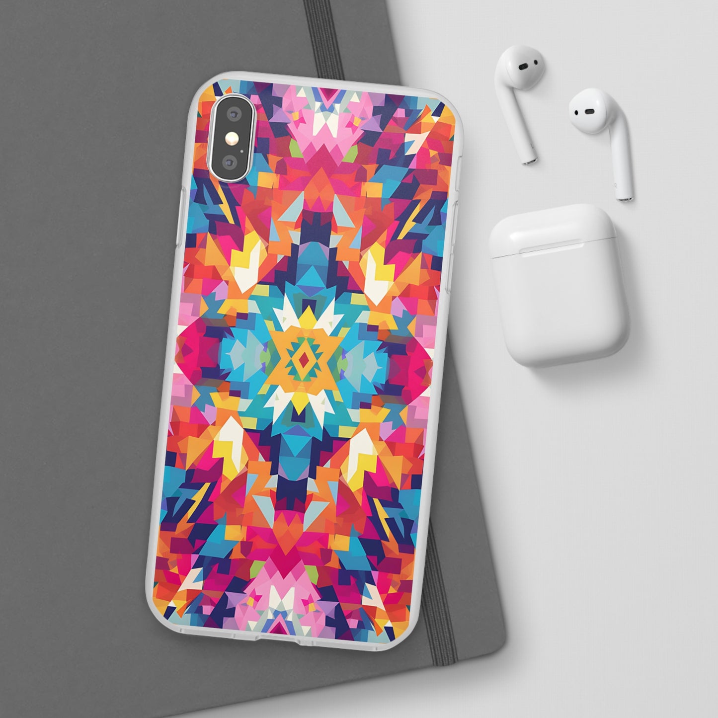 Maya Hayuk  inspired bold, colourful  pattern Phone Case