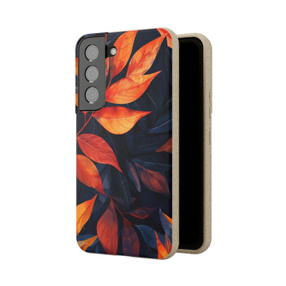 Autumnal Leaves Biodegradable Phone Case | iPhone / Samsung