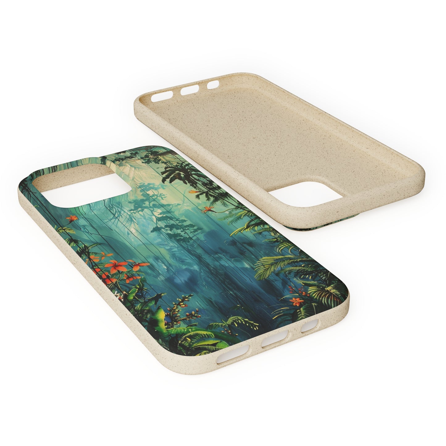 Rain Forest Clearing Scene Biodegradable Phone Case | iPhone / Samsung