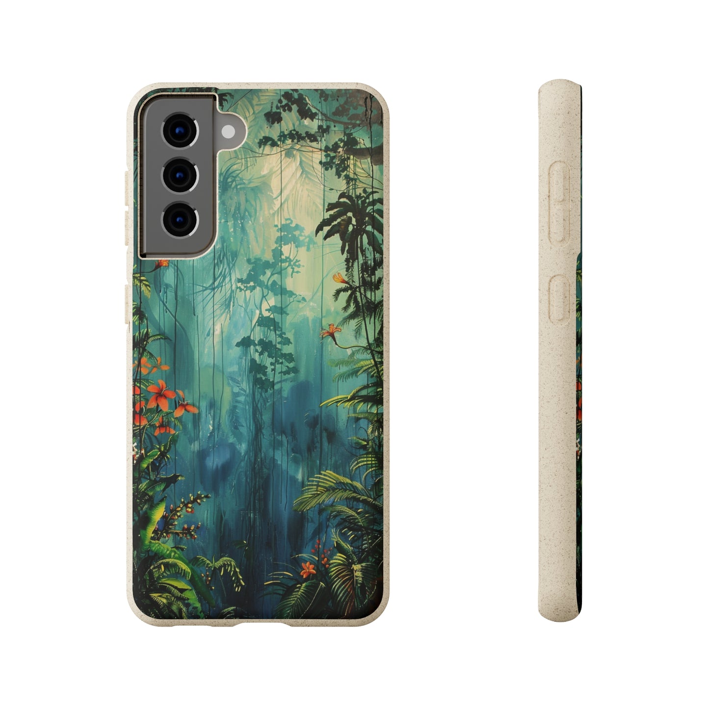 Rain Forest Clearing Scene Biodegradable Phone Case | iPhone / Samsung