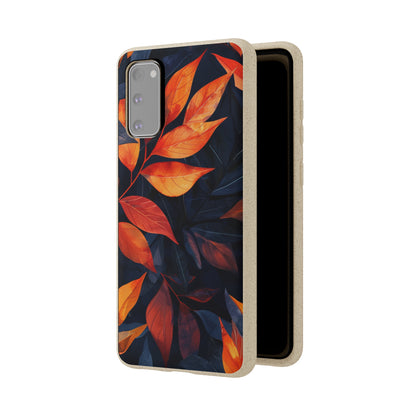 Autumnal Leaves Biodegradable Phone Case | iPhone / Samsung