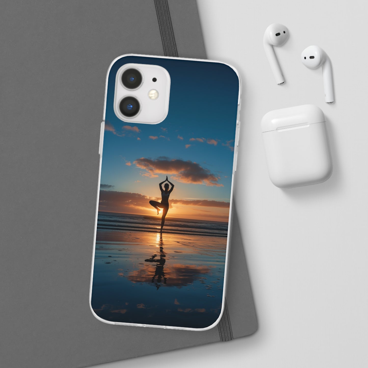 Yoga on the beach Phone Case | iPhone / Samsung