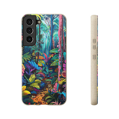 Colourful Rain Forest Biodegradable Phone Case | iPhone / Samsung