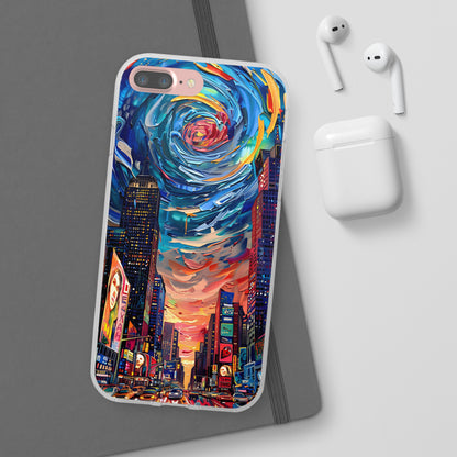 Van Gogh inspired City scene | iPhone/Samsung | Slimline Phone Case