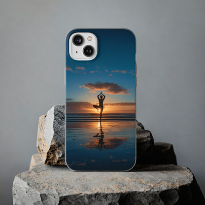 Yoga on the beach Phone Case | iPhone / Samsung