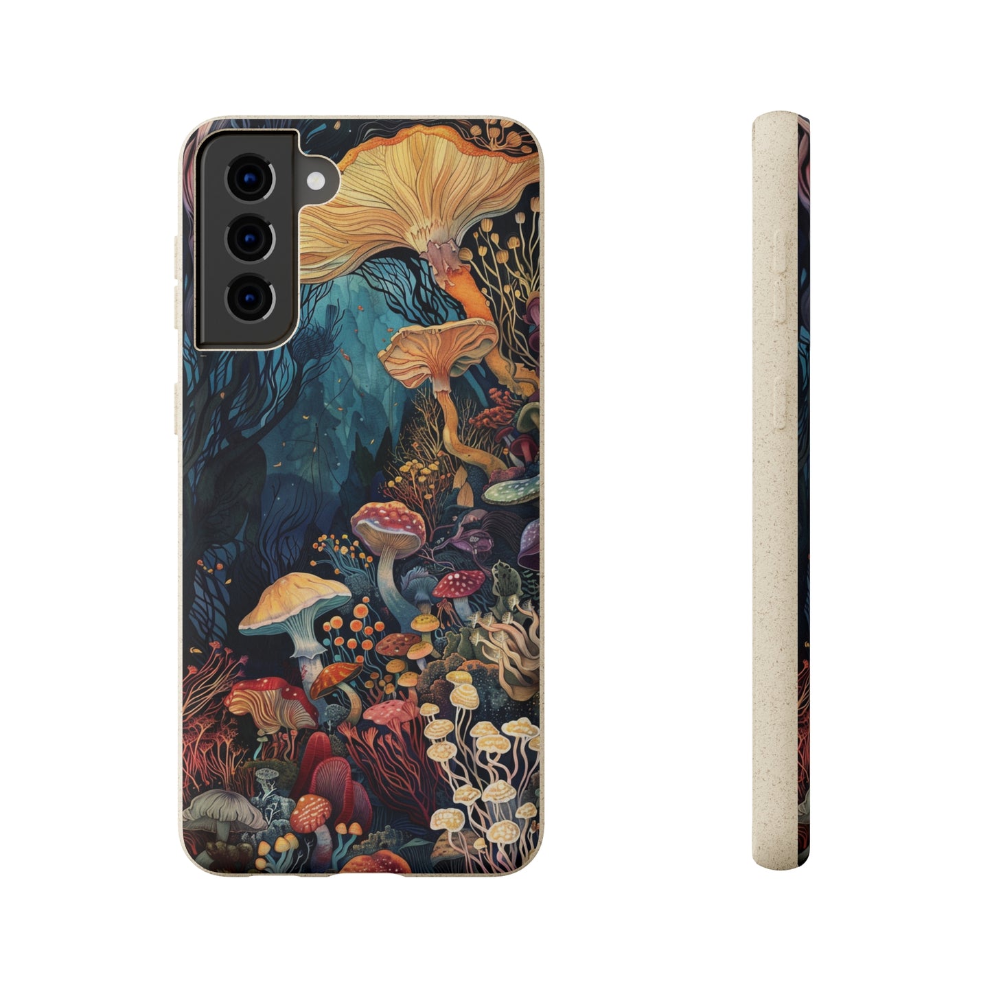 Mushroom Forest Biodegradable Phone Case | iPhone / Samsung