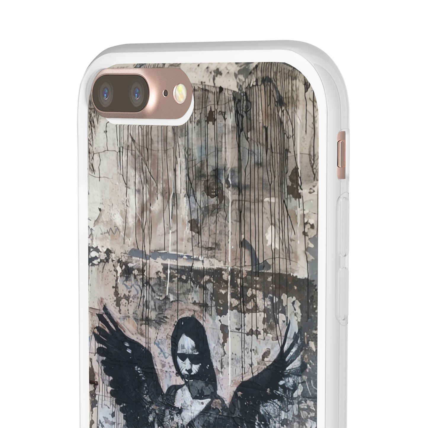 Vhils inspired Gothic Dark Angel Phone Case