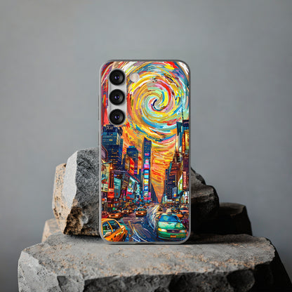 Van Gogh inspired City scene | iPhone/Samsung | Slimline Phone Case