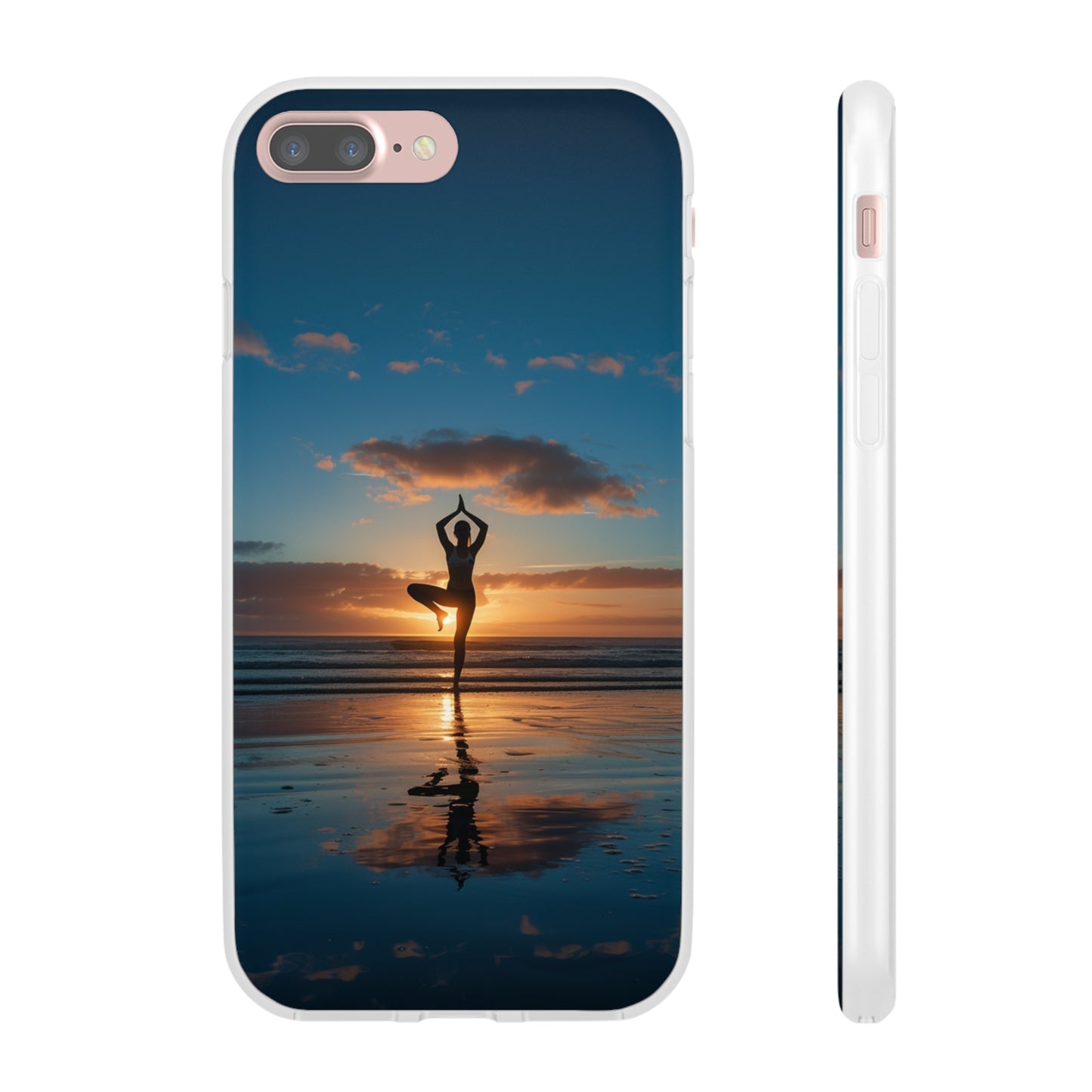 Yoga on the beach Phone Case | iPhone / Samsung