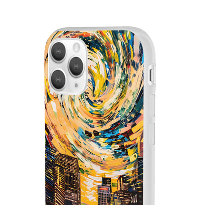 Van Gogh inspired City scene | iPhone/Samsung | Slimline Phone Case