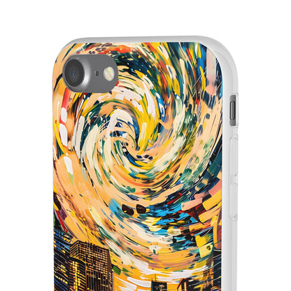 Van Gogh inspired City scene | iPhone/Samsung | Slimline Phone Case