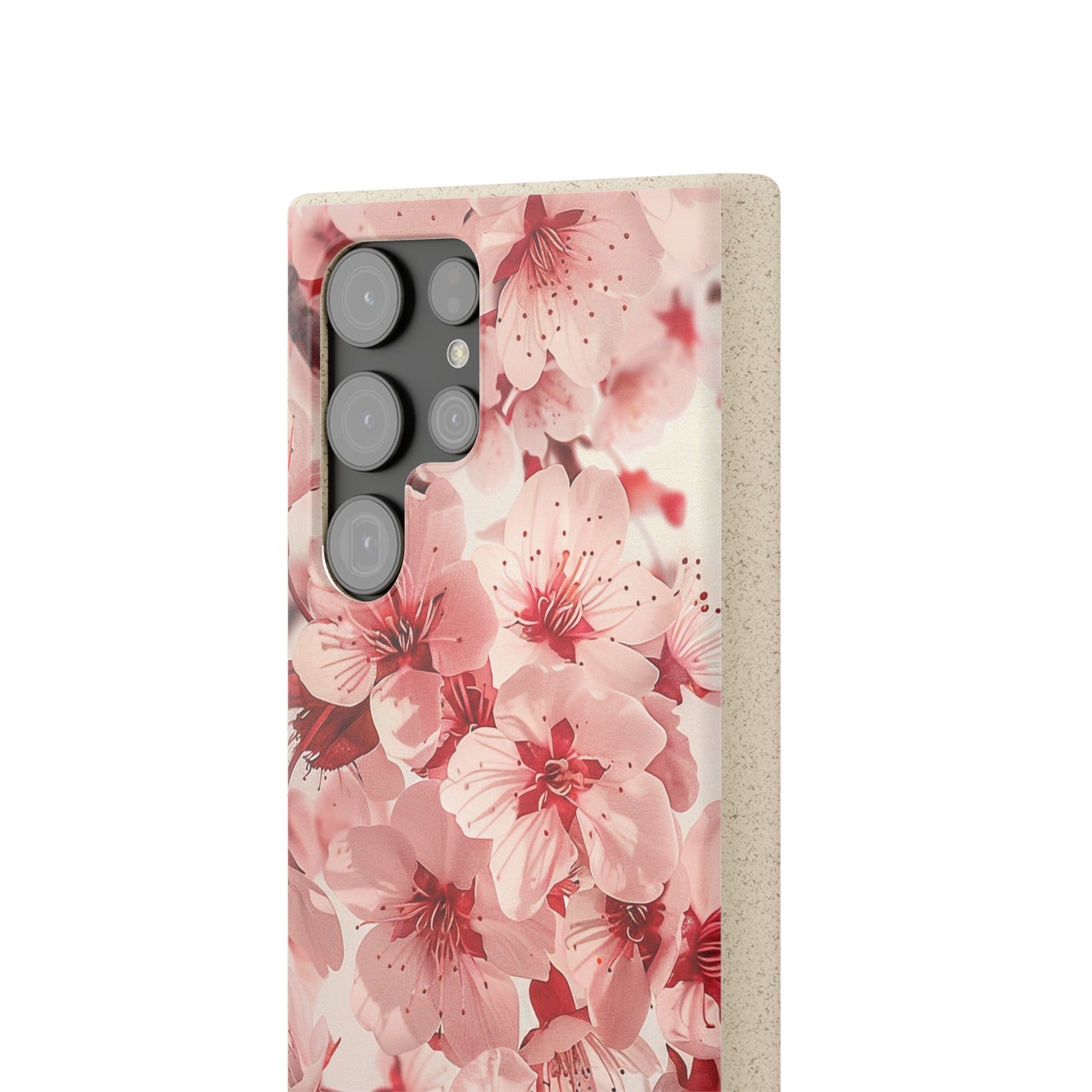 Pink Flowers Biodegradable Phone Case | iPhone / Samsung