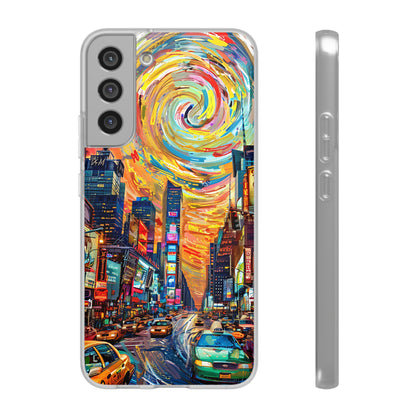 Van Gogh inspired City scene | iPhone/Samsung | Slimline Phone Case