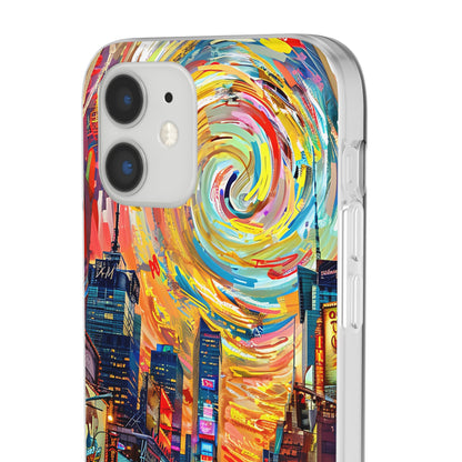 Van Gogh inspired City scene | iPhone/Samsung | Slimline Phone Case