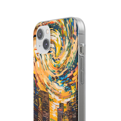 Van Gogh inspired City scene | iPhone/Samsung | Slimline Phone Case