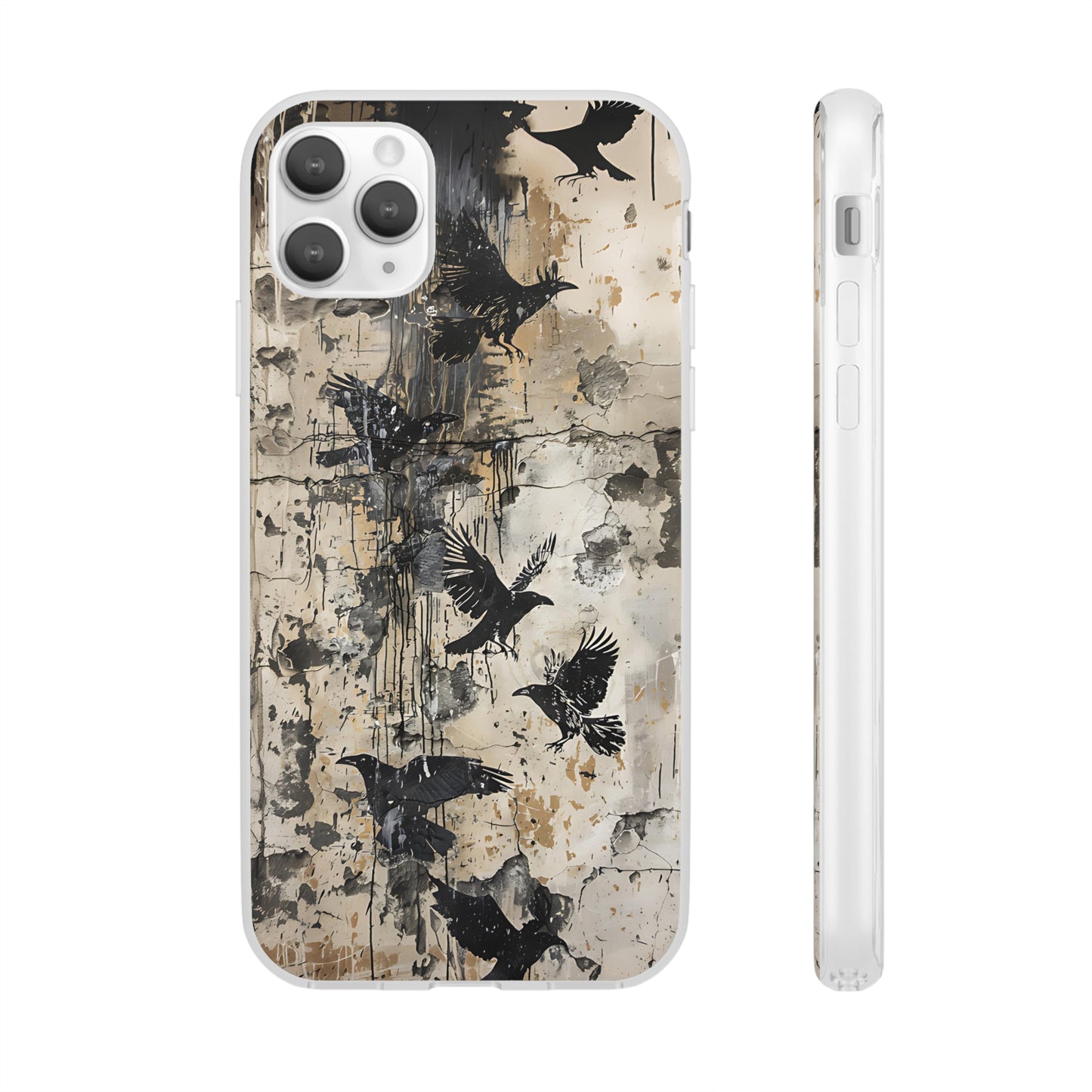 Vhils inspired birds Phone Case