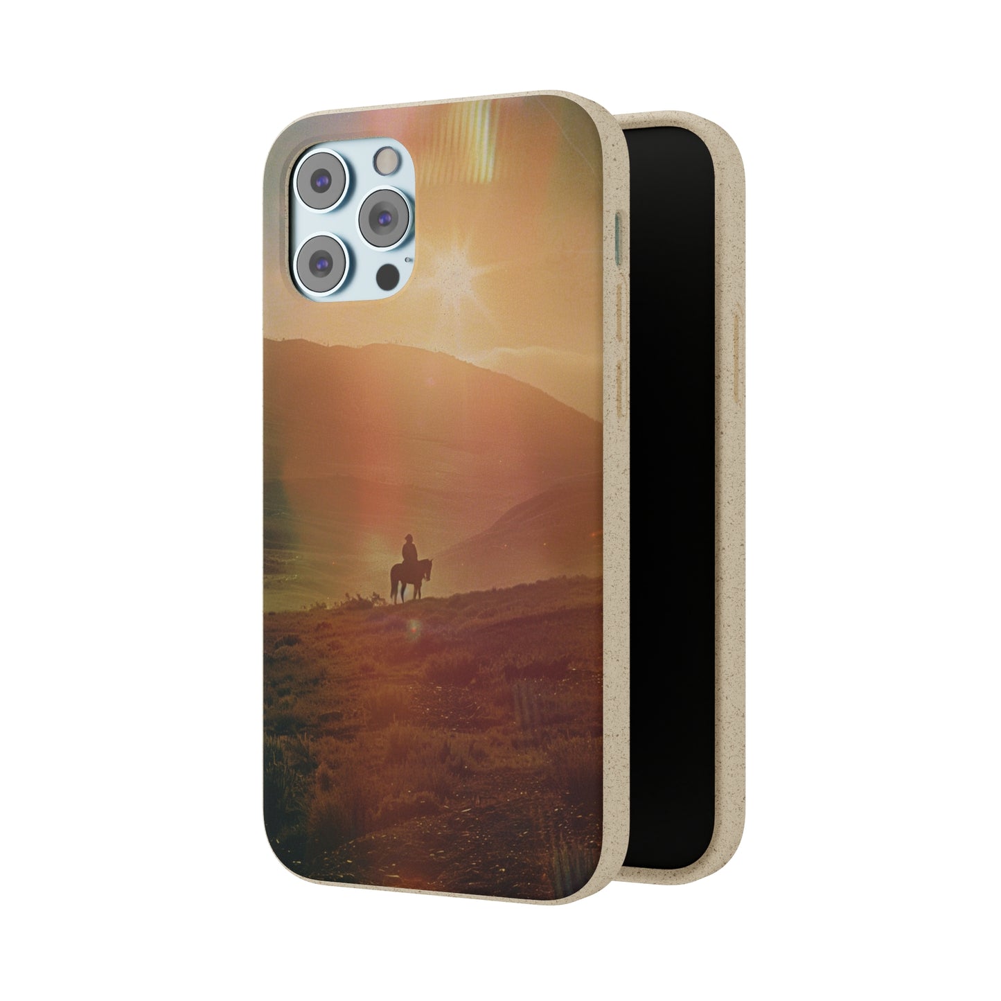 Horse rider cinematic Biodegradable Phone Case | iPhone / Samsung