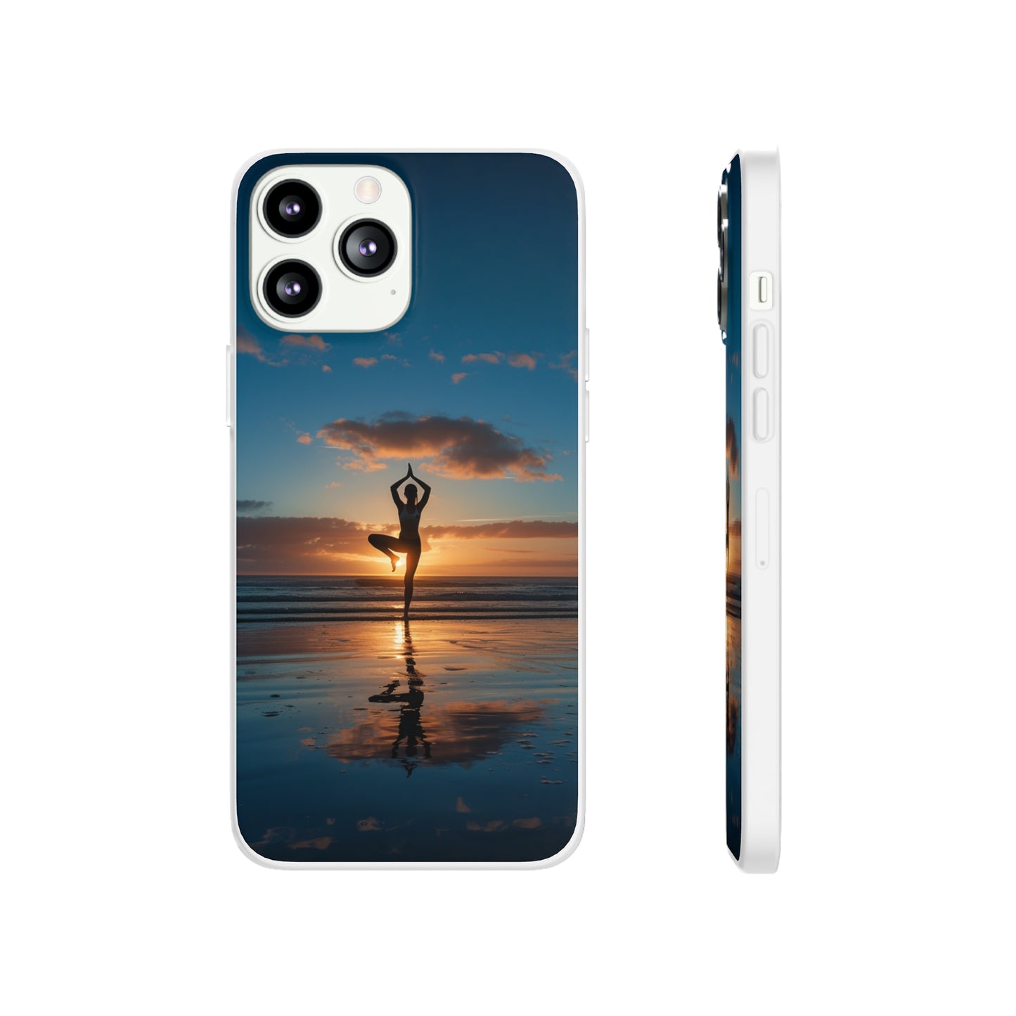 Yoga on the beach Phone Case | iPhone / Samsung