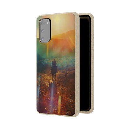 Horse rider cinematic Biodegradable Phone Case | iPhone / Samsung