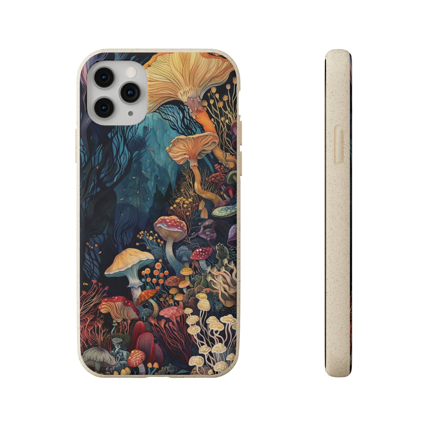 Mushroom Forest Biodegradable Phone Case | iPhone / Samsung