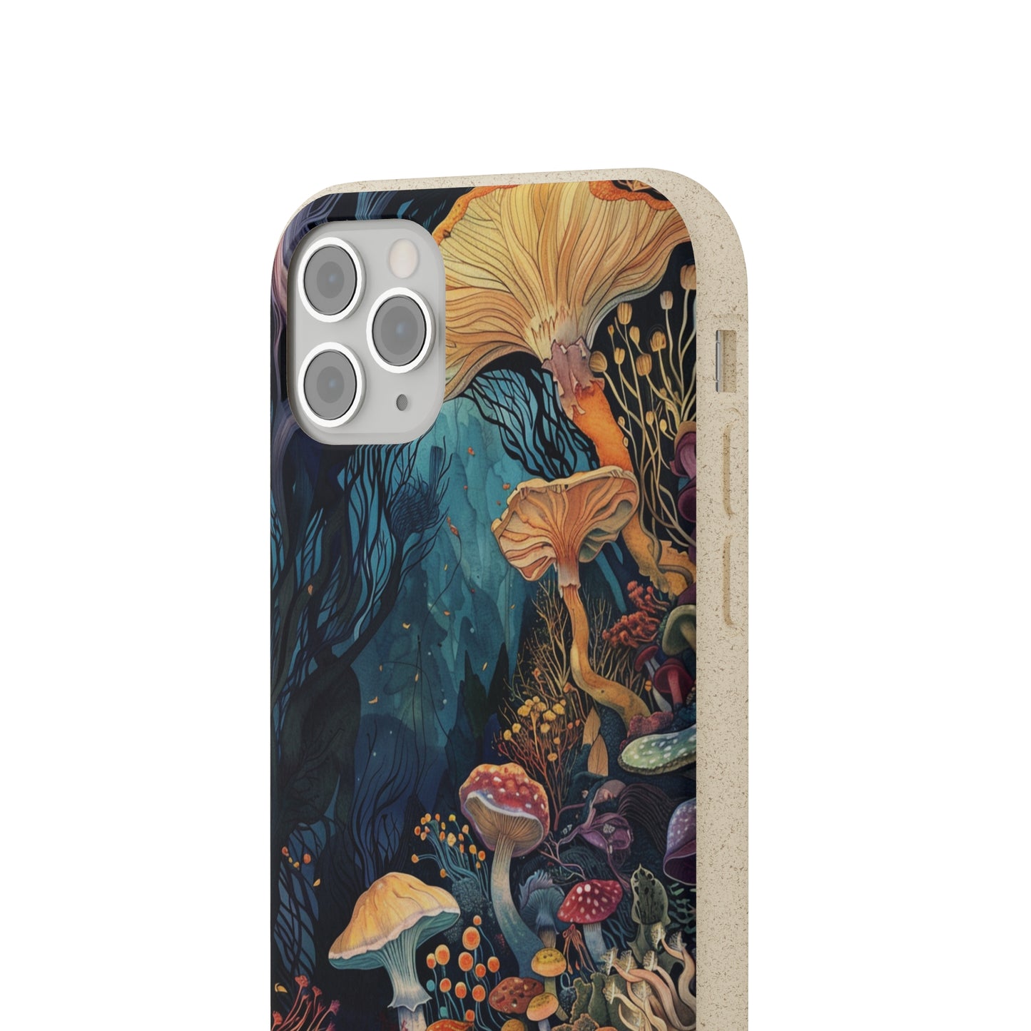 Mushroom Forest Biodegradable Phone Case | iPhone / Samsung