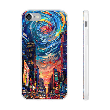 Van Gogh inspired City scene | iPhone/Samsung | Slimline Phone Case