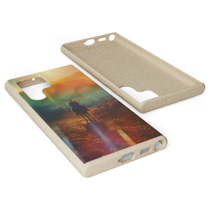 Horse rider cinematic Biodegradable Phone Case | iPhone / Samsung