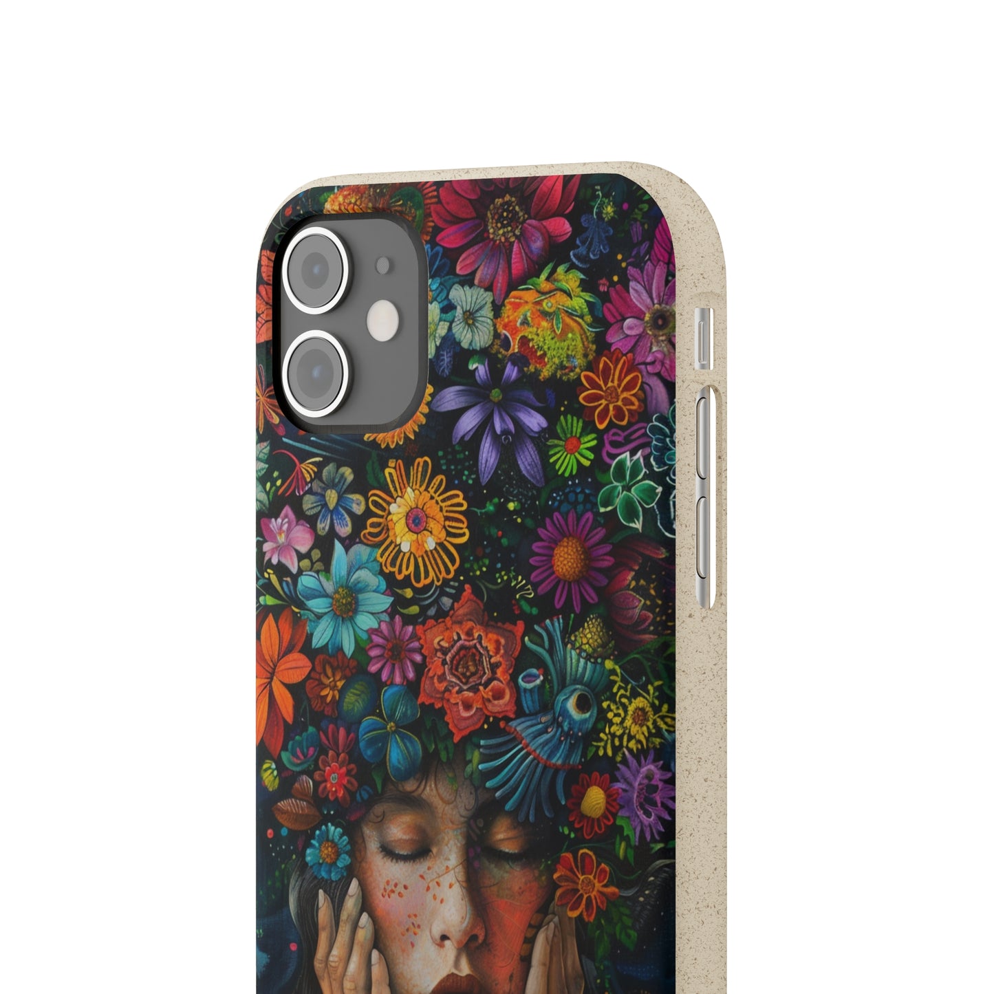 Flower woman Biodegradable Phone Case | iPhone / Samsung