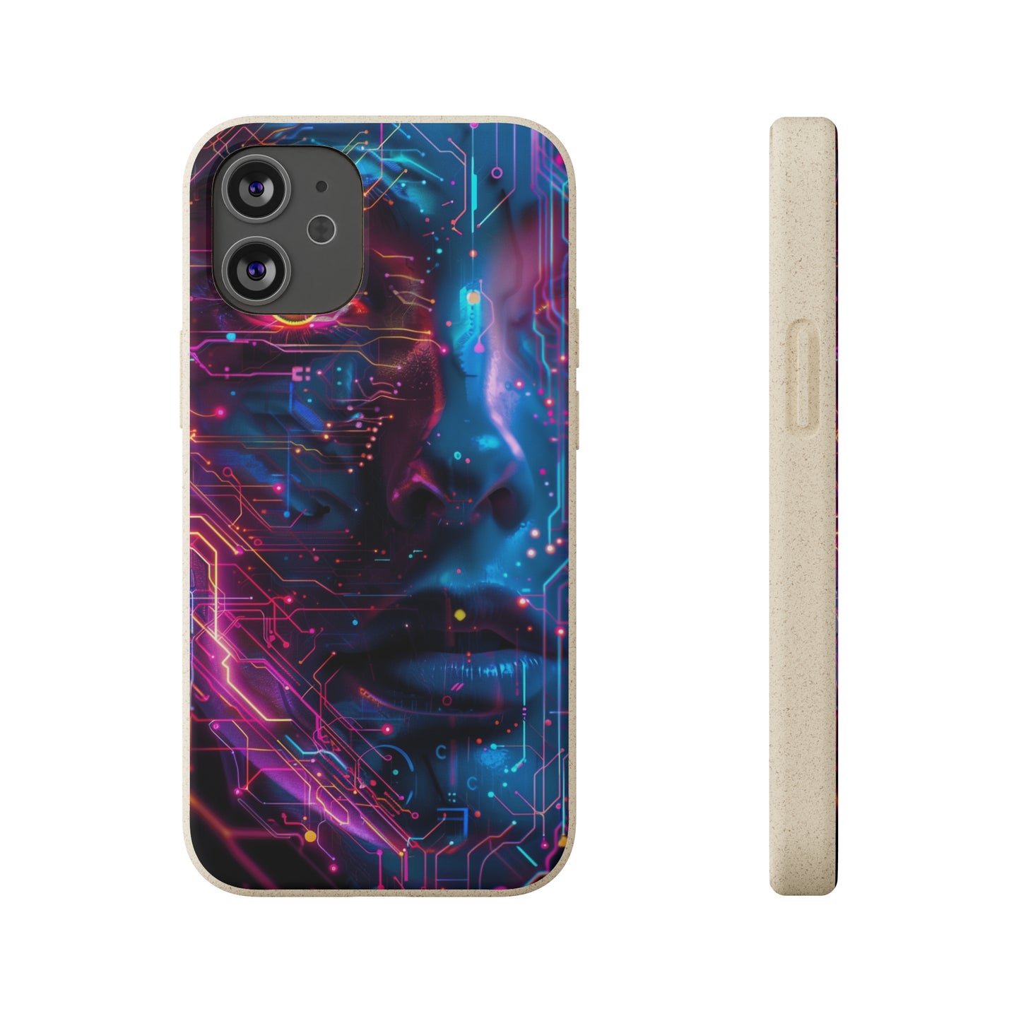 Cyberpunk woman Biodegradable Phone Case | iPhone / Samsung