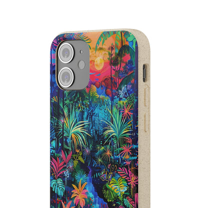 Colourful Rain Forest Biodegradable Phone Case | iPhone / Samsung