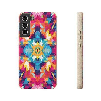 Bold, colourful pattern Biodegradable Phone Case | iPhone / Samsung