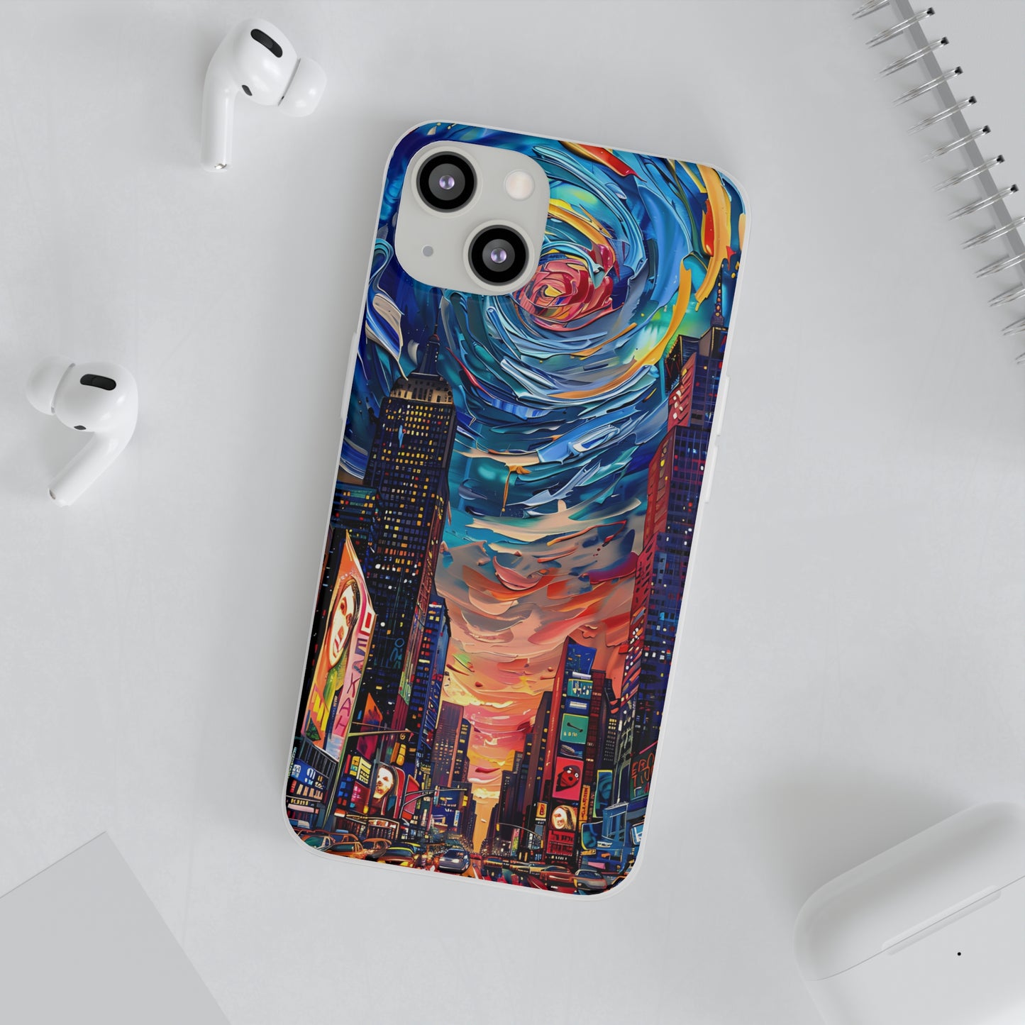 Van Gogh inspired City scene | iPhone/Samsung | Slimline Phone Case