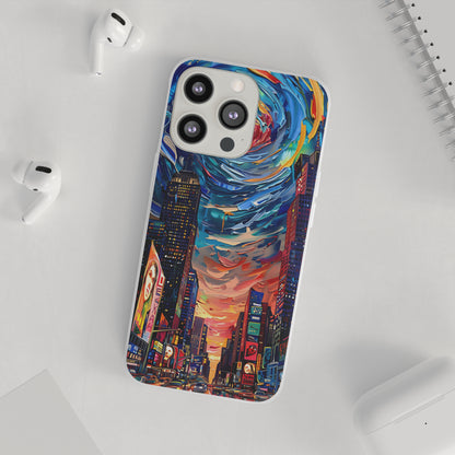 Van Gogh inspired City scene | iPhone/Samsung | Slimline Phone Case