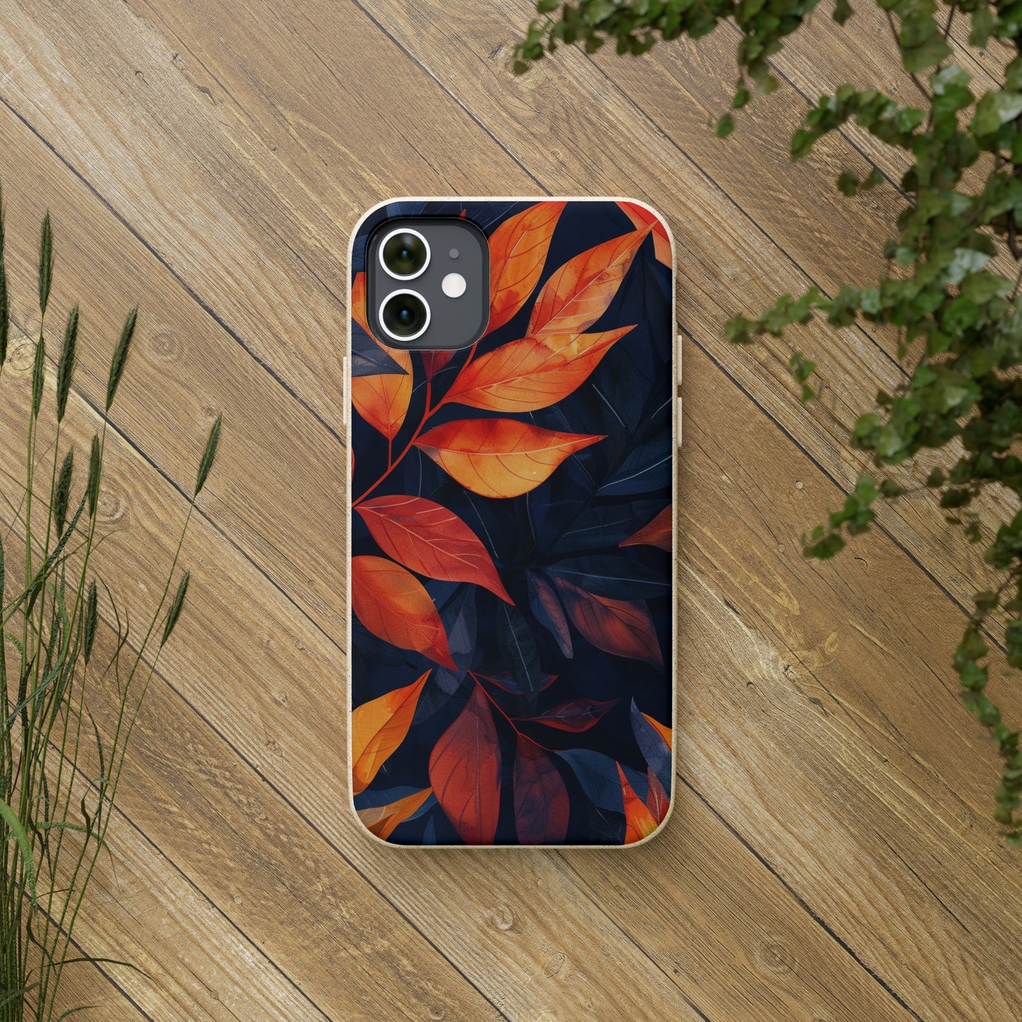 Autumnal Leaves Biodegradable Phone Case | iPhone / Samsung