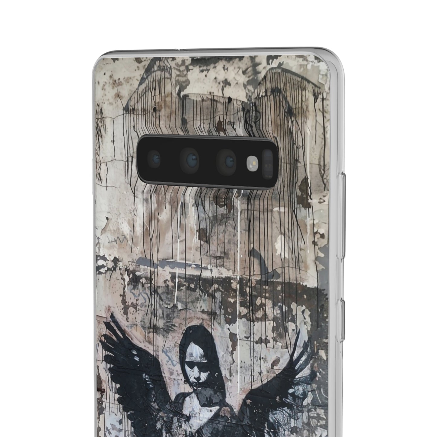 Vhils inspired Gothic Dark Angel Phone Case