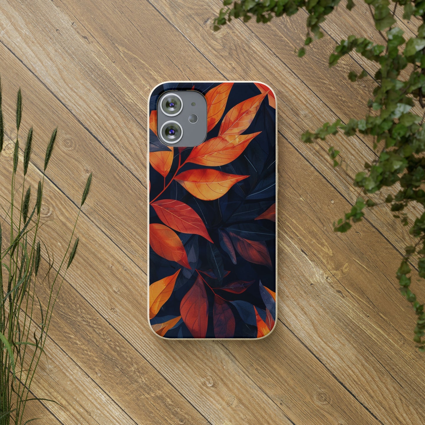 Autumnal Leaves Biodegradable Phone Case | iPhone / Samsung