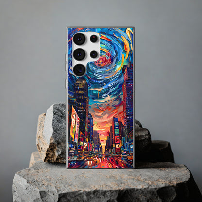 Van Gogh inspired City scene | iPhone/Samsung | Slimline Phone Case