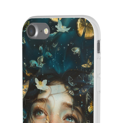 Girl under water contemporary style | iPhone/Samsung | Slimline Phone Case