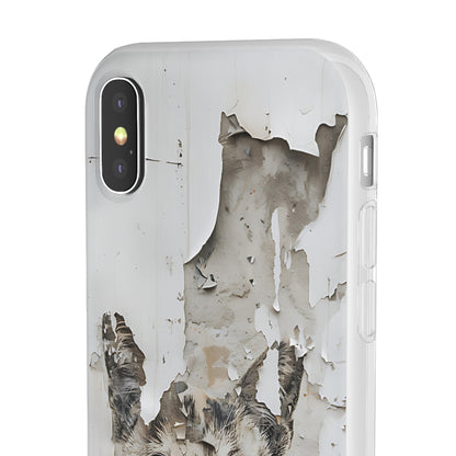 Vhils inspired grafitti Cat Phone Case